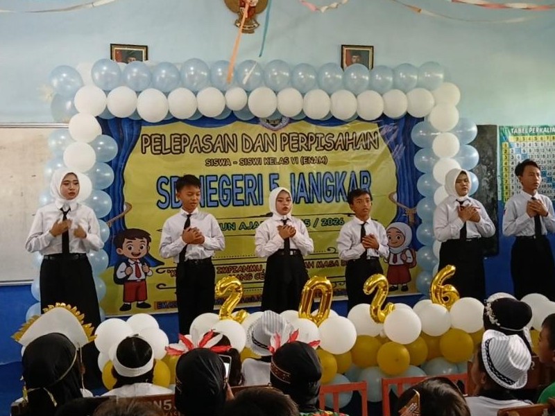 Pelepasan Dan Perpisahan Siswa-Siswi Kelas VI SDN 5 JANGKAR